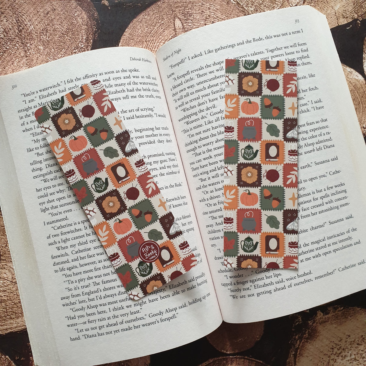 Autumnal Quilt Bookmark