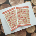 Cosy Fantasy Faux Washi Sticker Sheet