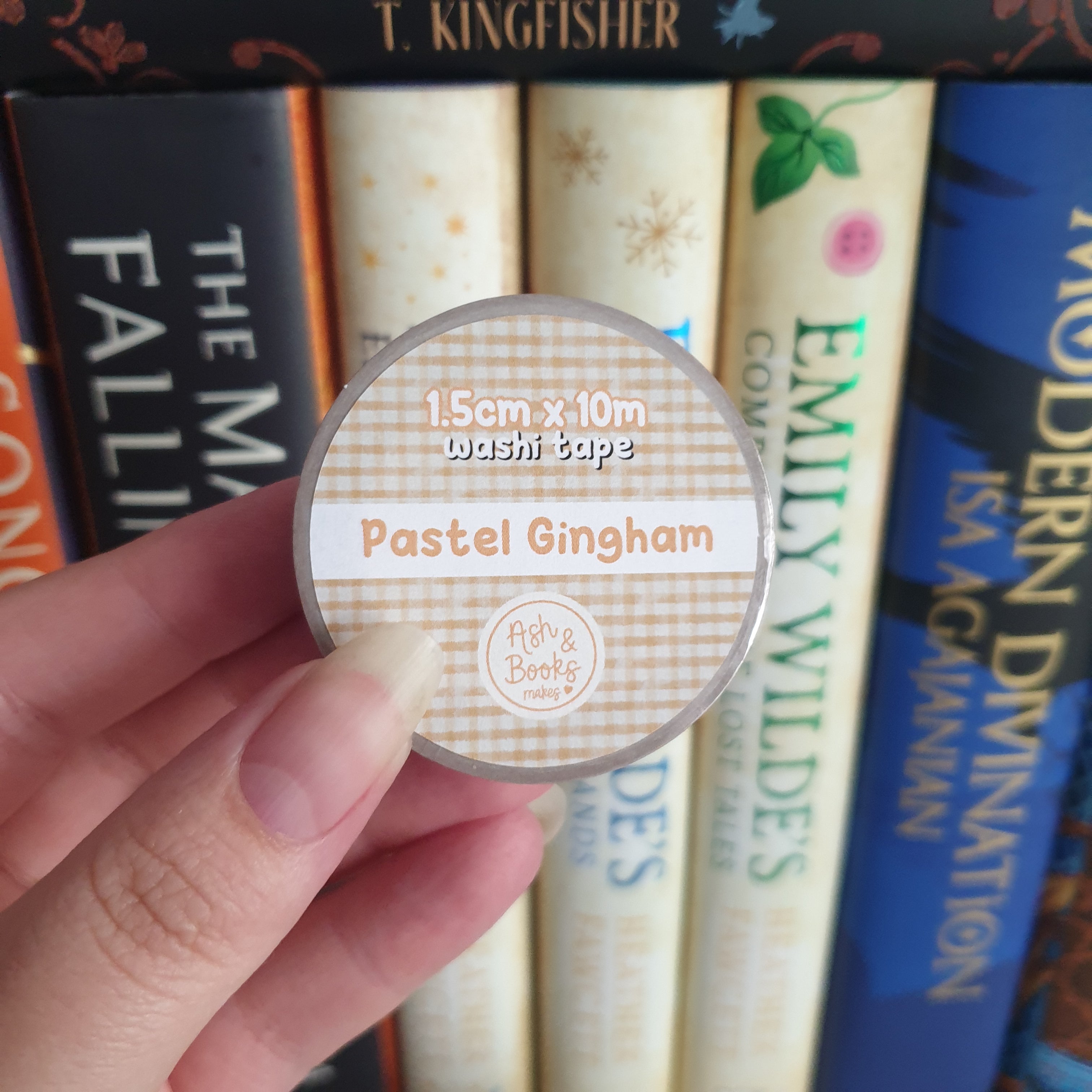 Pastel Gingham 1.5cm x 10m Washi Tape