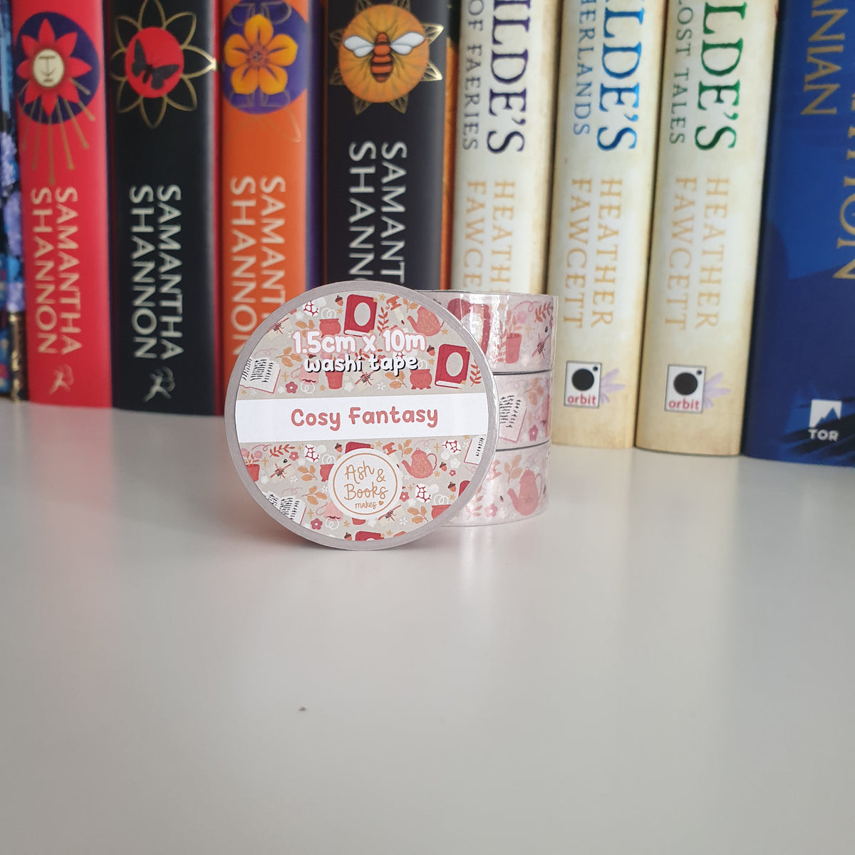 Cosy Fantasy Orange 1.5cm x 10m Washi Tape