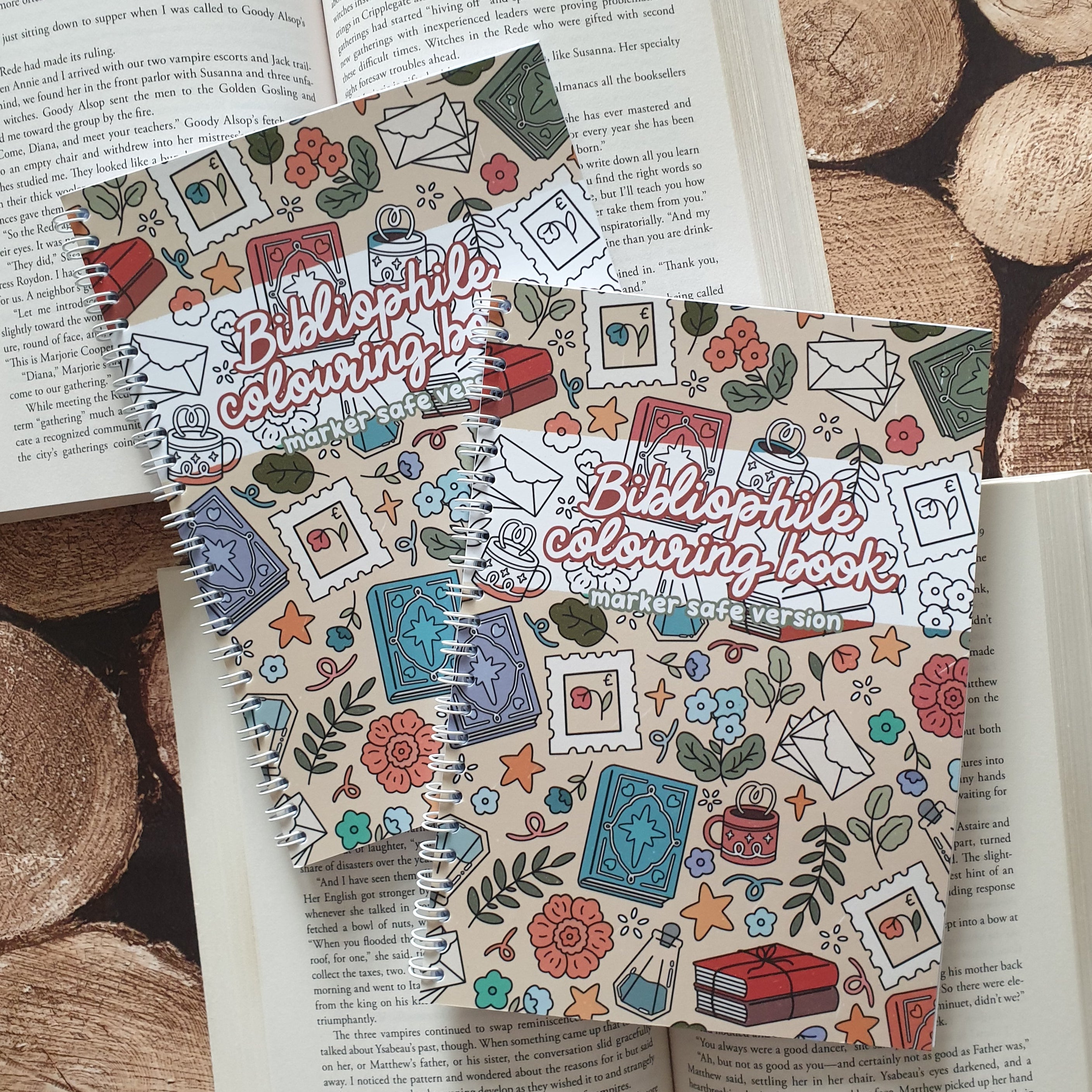 Bibliophile Colouring Book