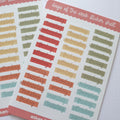 Days of the Week Sticker Sheet