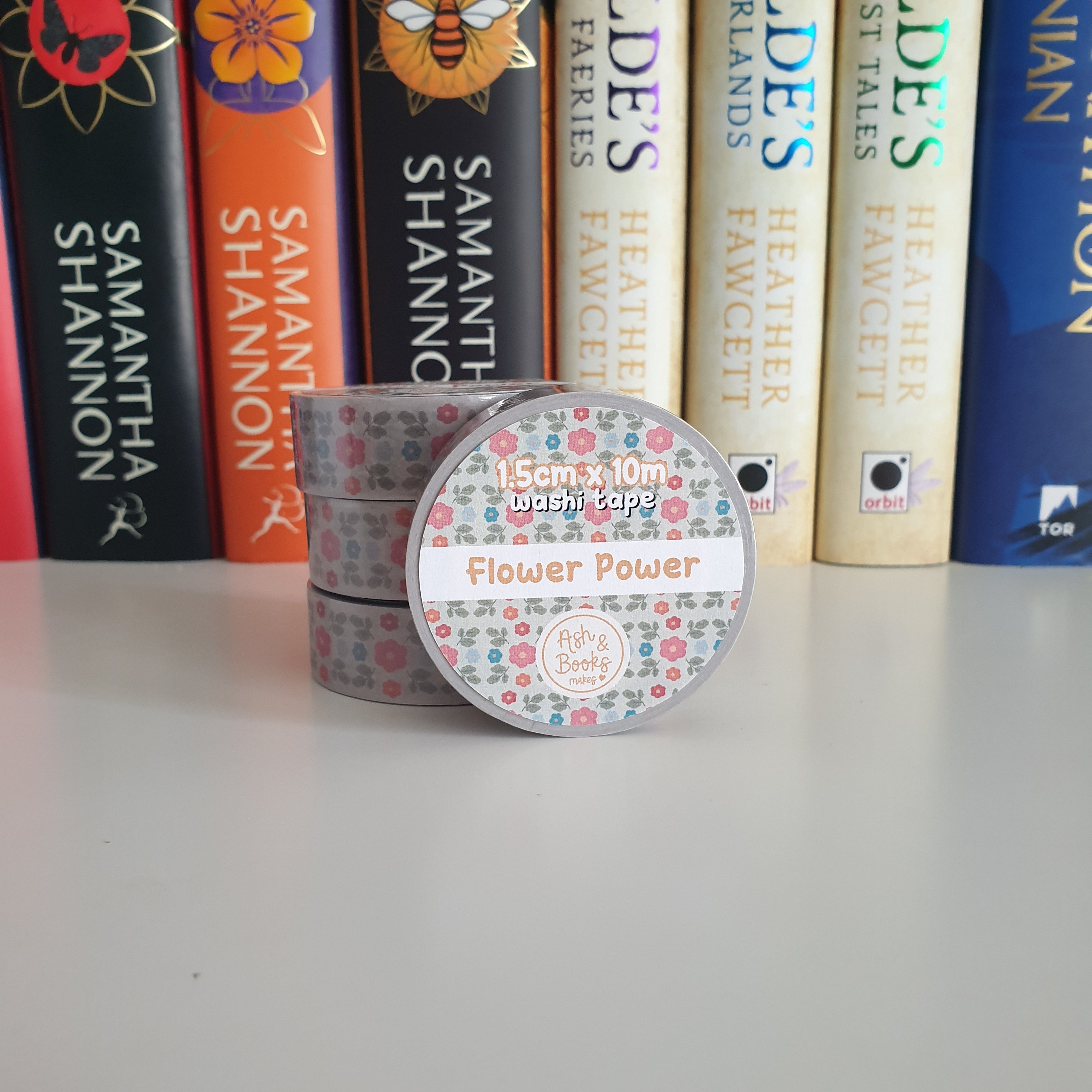 Flower Power 1.5cm x 10m Washi Tape