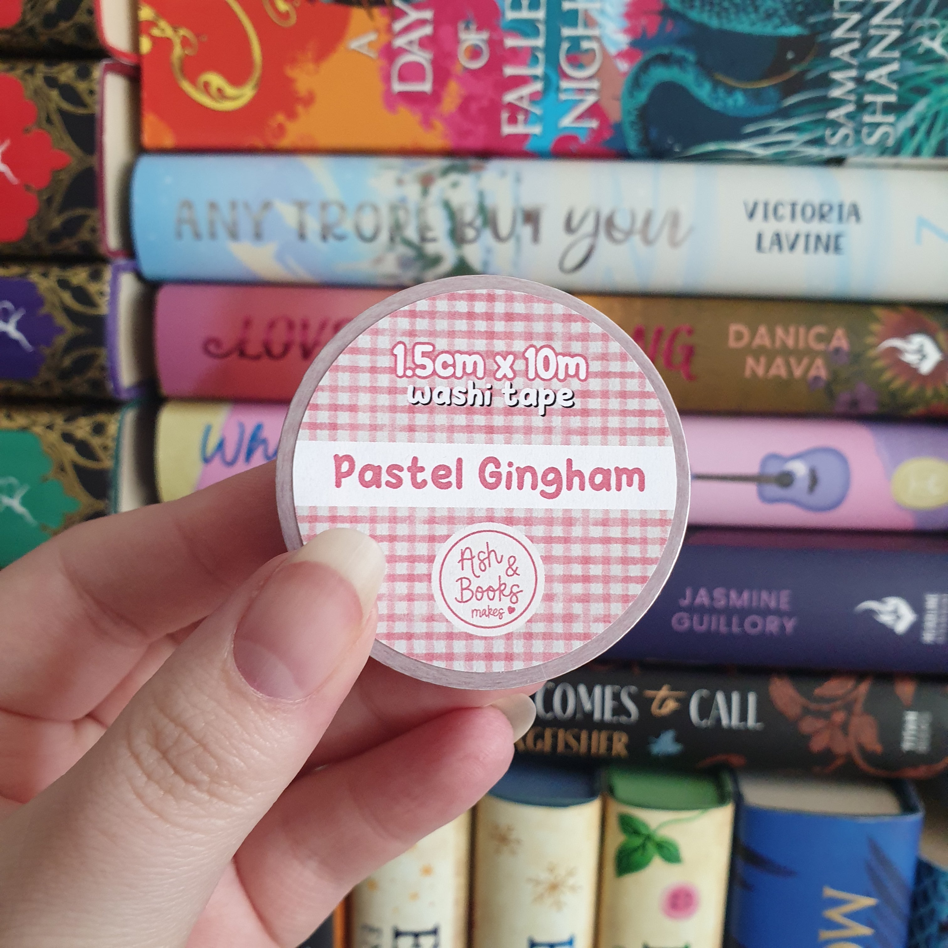 Pastel Gingham 1.5cm x 10m Washi Tape