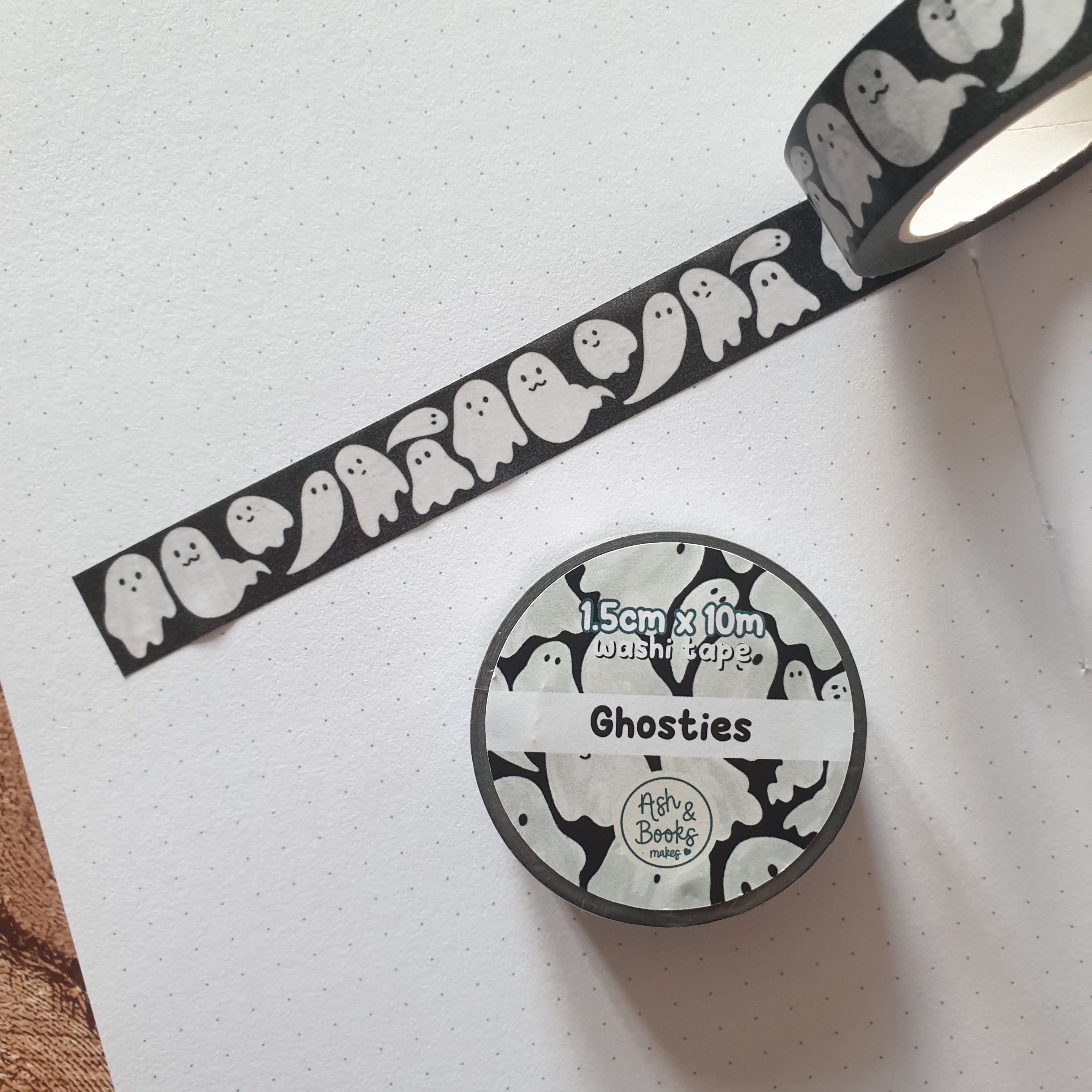 Ghosties 1.5cm x 10m Washi Tape