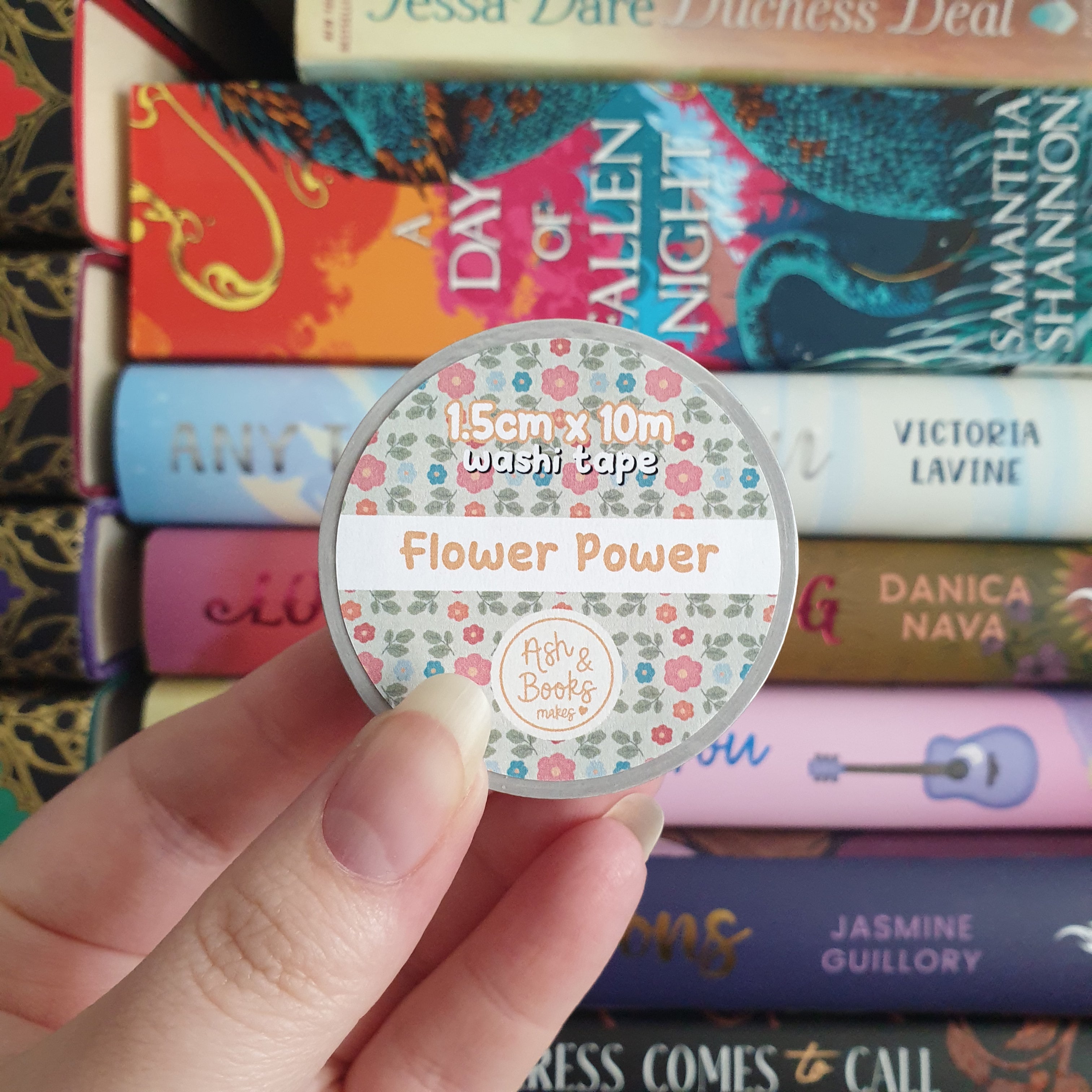 Flower Power 1.5cm x 10m Washi Tape
