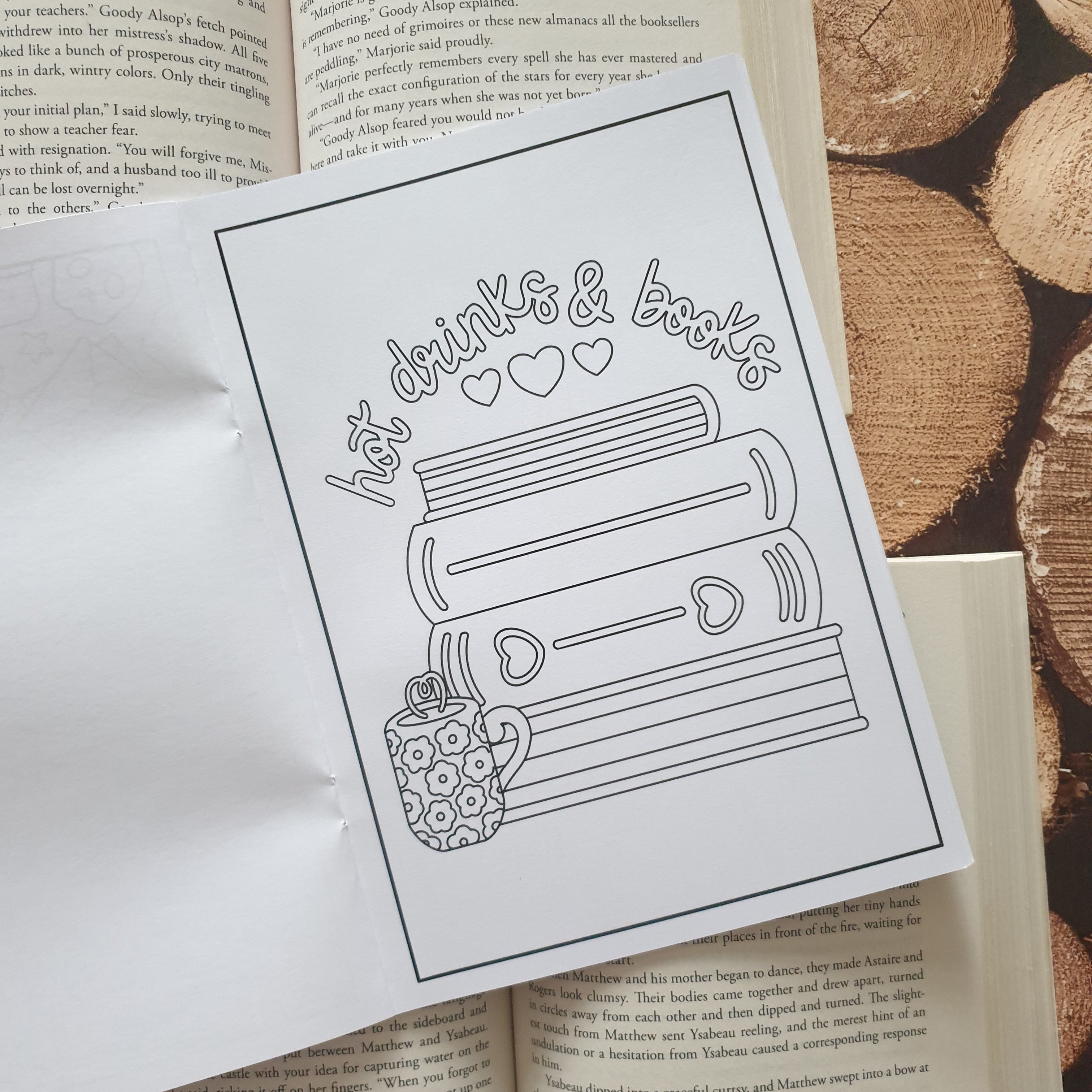 Bibliophile Colouring Book