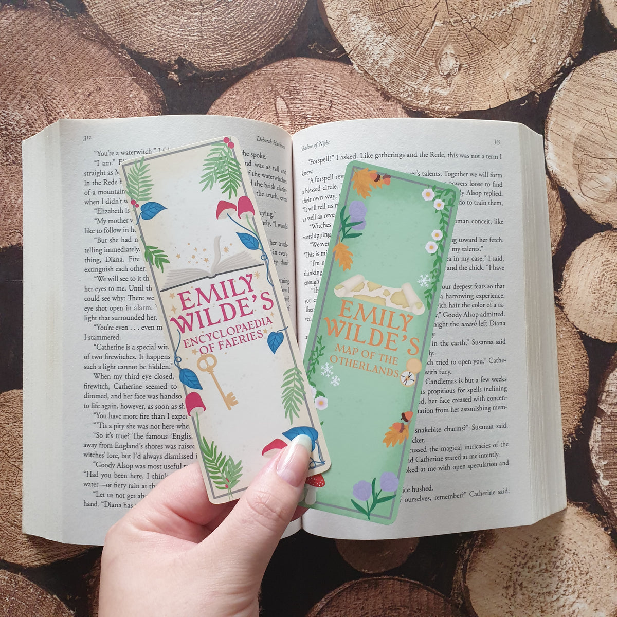 Emily Wilde's Map of the Otherlands inspired Bookmark