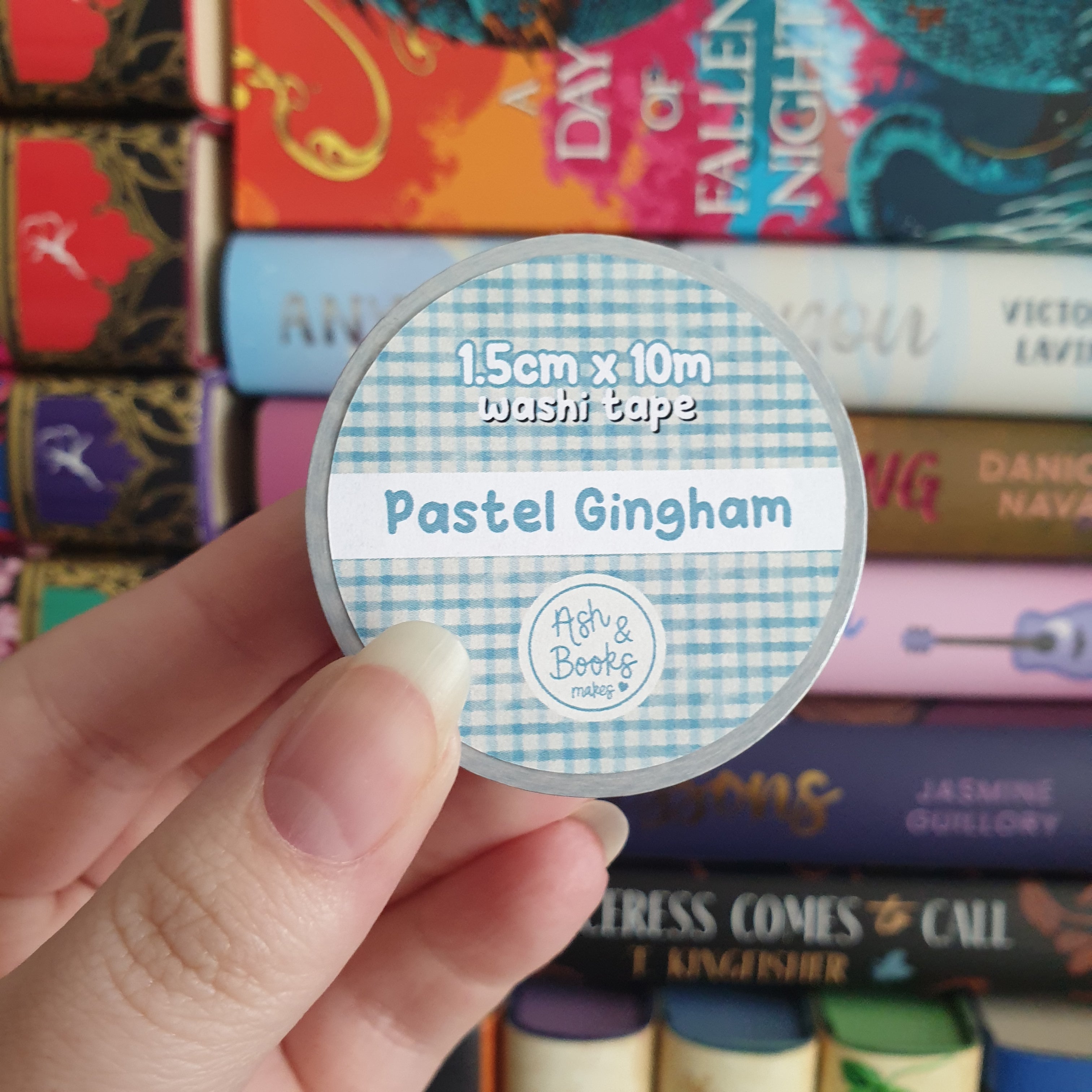 Pastel Gingham 1.5cm x 10m Washi Tape
