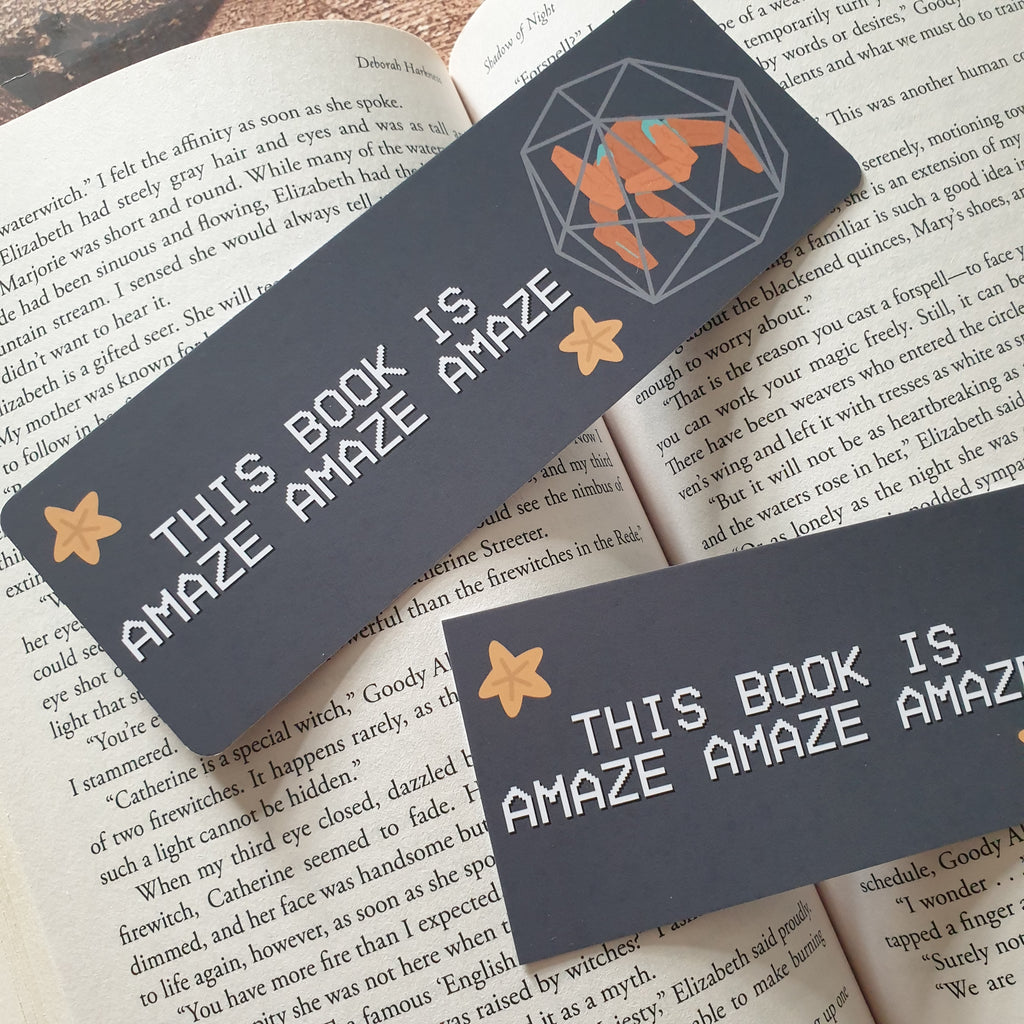 This Books is Amaze Amaze Amaze Bookmark