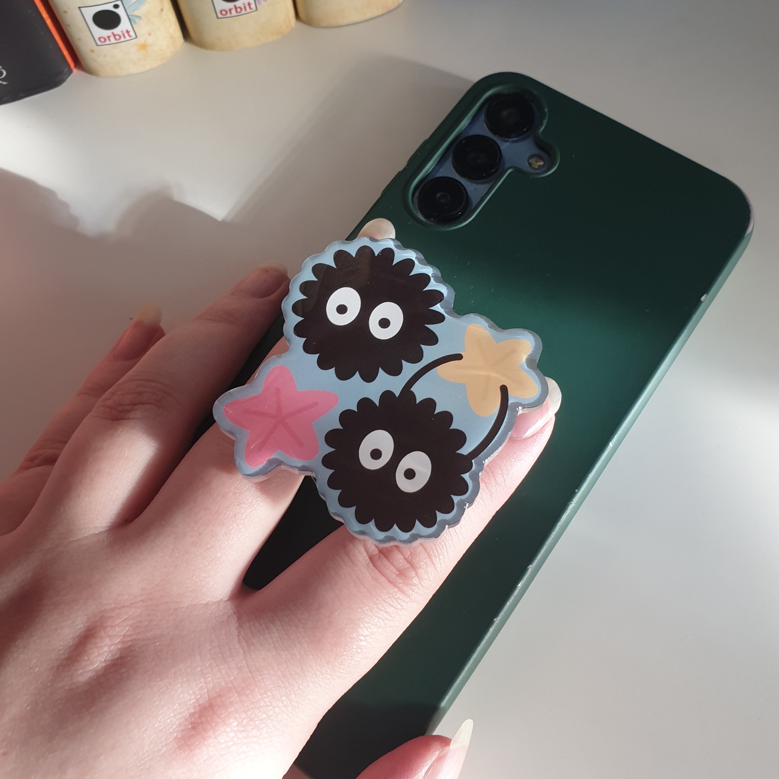 Soot Sprite Kindle/Phone Grip