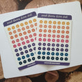 Sunset Flowers Sticker Sheet