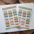 Days of the Week 4 Sticker Sheet