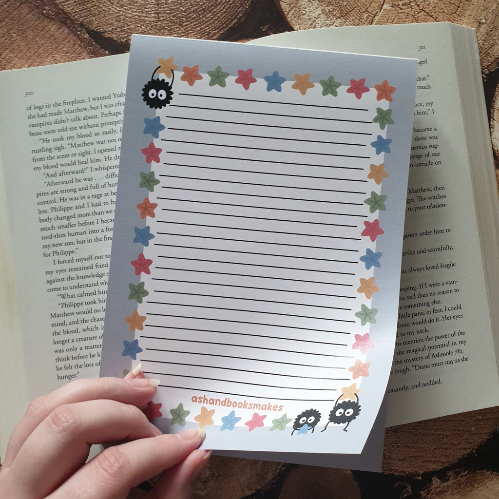 Notepad Sprite Soot Sprite A5 Notepad – Ash and Books Makes