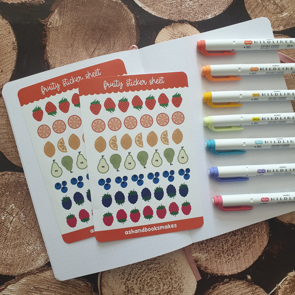 Fruity Sticker Sheet