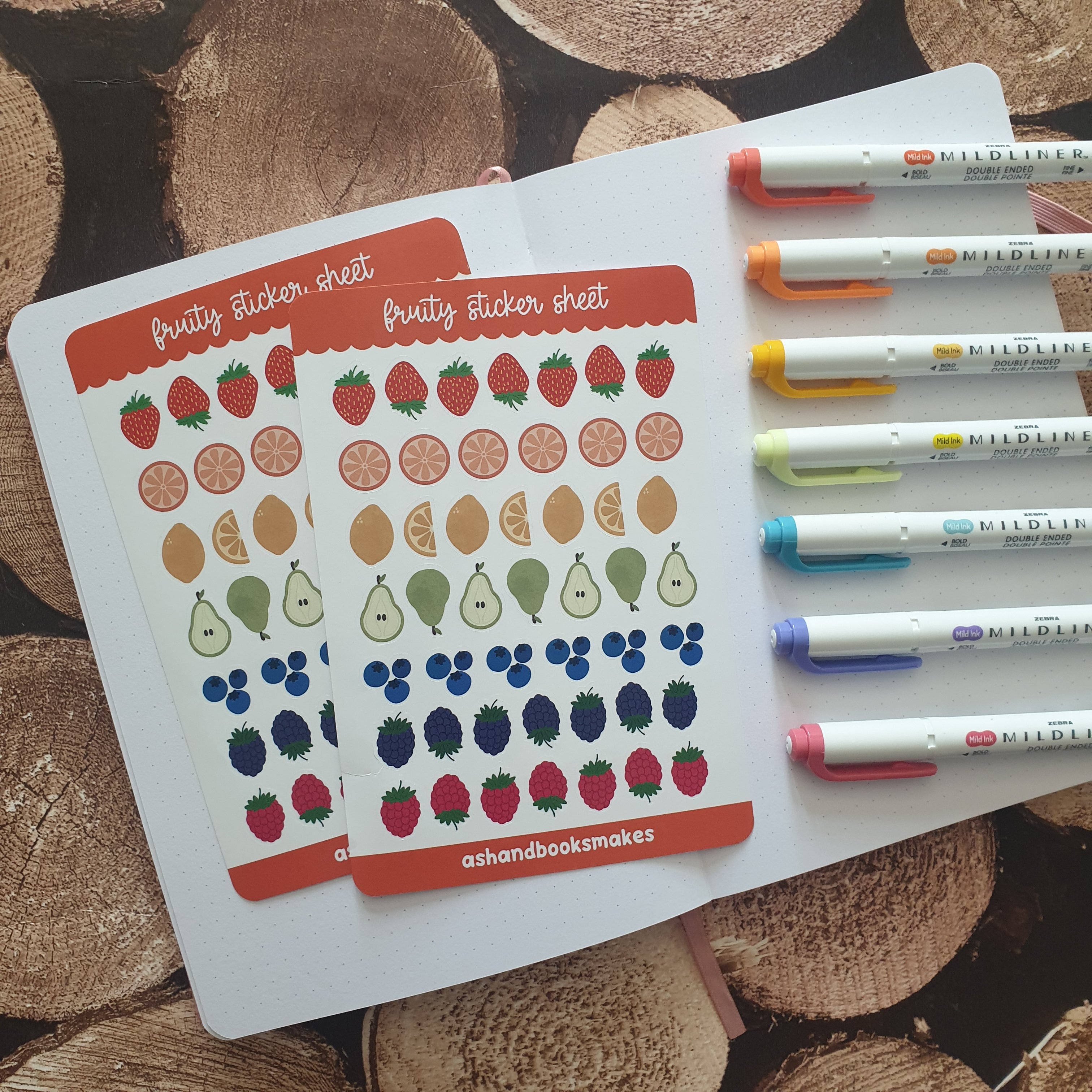 Fruity Sticker Sheet